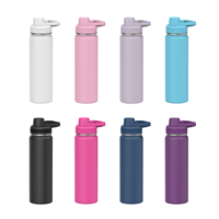 Tasses à café isolées en acier inoxydable, 25oz, Double paroi, tasses en métal avec Logo, gobelet à thé à bulles personnalisé