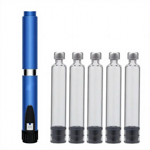 Reusable Metal V2 Injection Pen Portable Travel Multiple Color Options with Glass Cartridge Packaging Storage <b>Tool</b> <b>Box</b> - Product Image 3