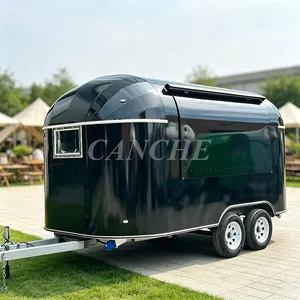Camion de restauration mobile pour café noir glacé, hamburgers, tacos et autres plats de rue - Product Image 1