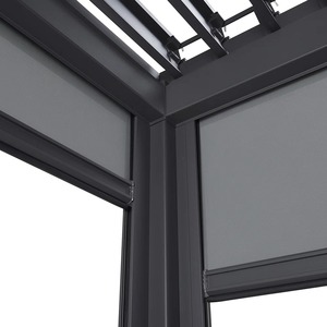 Pantalla DE PRIVACIDAD extraíble de aluminio de tamaño personalizado Nsect Proof Net para accesorios de pérgola a prueba de viento para pérgola al aire libre - Product Image 4
