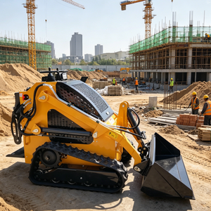 Mini-chargeuse compacte nouvelle arrivée certifiée CE EPA, capacité de 0,5 tonne, machine de terrassement, moteur et pompe, garantie 1 an - Product Image 4