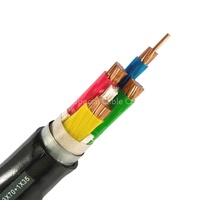 4-adriges gepanzertes Elektrokabel Niederspannung 0,6/1kV 4x120mm² Doppelstahlband
