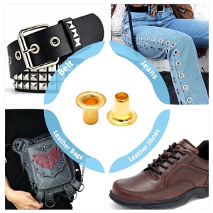 Œillets métalliques durables de haute qualité, crochets antidérapants, anneaux d'œillets résistants à la rouille, adaptés aux bottes de travail, aux sacs et aux vêtements. - Product Image 4