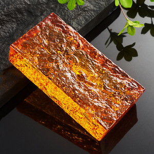 Cloison murale JINGYAGE, blocs <span class=keywords><strong>de</strong></span> verre décoratifs en cristal solide, briques <span class=keywords><strong>de</strong></span> verre transparentes multicolores - Product Image 4