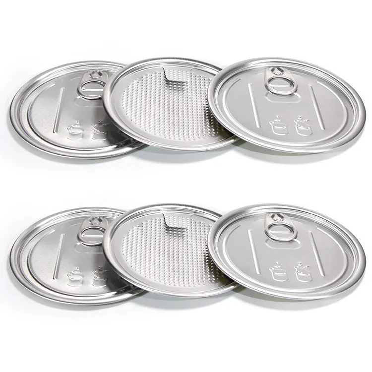 Aluminium Tinplate Easy Open Aluminum Can End Lid For Food Cans And Powder Cans