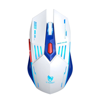 Souris de jeu T-WOLF X7 Tri-mode, légère, rechargeable, avec capteur PAW3212, accessoires informatiques, souris 6D pour jeux sur ordinateur portable