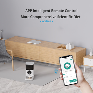 Alimentador inteligente automático para mascotas de 4,5 l, dispensador de comida de plástico portátil para perros y gatos con temporizadores de Comida Lenta, cuencos automáticos para perros y gatos - Product Image 5