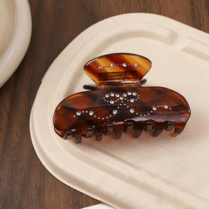 Qianjin Fashion Diamond Bow Haars pangen Set Pink Nahtlose Haars pangen Umwelt freundliche Essigsäure für den täglichen Gebrauch Haarnadel - Product Image 6