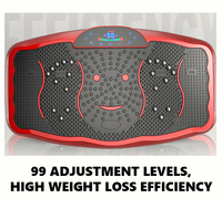 Plateforme de fitness vibrante pour exercices, machine de drainage lymphatique, secoueur corporel vibrant