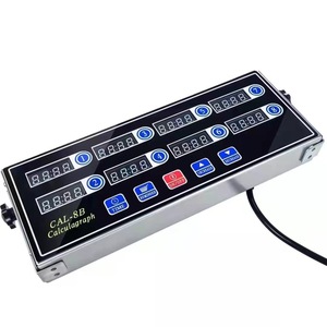 Cal-8b Digital 8 Channel Countdown <b>Timer</b> Stainless Steel Kitchen <b>Timer</b> With Touch Control 300mm Length - Product Image 4
