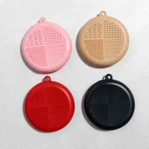 Powder Puff Case Makeup Powder Puff Holder Silicone Makeup Blenders Case Reusable Blenders <b>Storage</b> <b>Box</b> for Daily Travel - Product Image 3