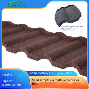 Tuiles de toit en métal terracotta revêtues de pierre de 0,4 mm, style design moderne, tuiles de crémaillère en résine synthétique pour extérieur – Offre Spéciale - Product Image 6