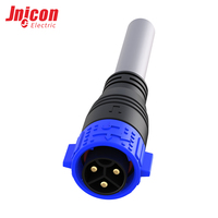   Connecteur étanche TUV CE M25 à 3 broches 50A 500V avec verrouillage par pression IP67 Jnicon Circar Plug pour usage industriel