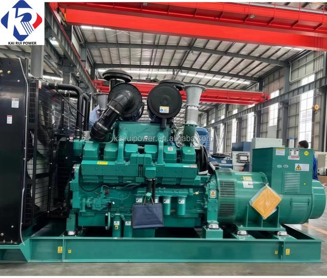 Industrial Diesel Generator for Sale 400Kva-1000Kva 50/60Hz 3 Phase 4 Wire Silent Type Auto Start Open Frame Stamford Alternator