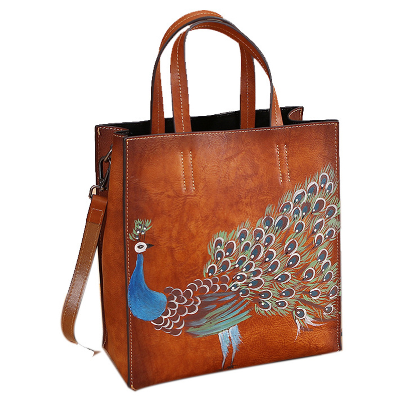Baosity Canvas Women Backpack Peacock Embroidery Beach Shoulder Bag Ethnic Bag Baosity Canvas Women Backpack Peacock Embroidery Beach Shoulder Bag Ethnic Bag