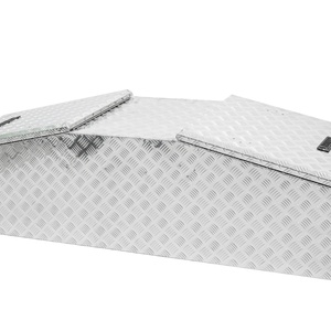 2.0mm Aluminum Waterproof Portable Outdoor Ute <b>Tool</b> <b>Box</b> with Gull Wing <b>Lock</b> 1000L Capacity 7-9 Compartments for Semi Truck - Product Image 5