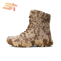 Bottes Tactiques Montantes Magnum Homme Grande Taille Noires pour Activités de Plein Air Randonnée et Entraînement Design Transfrontalier