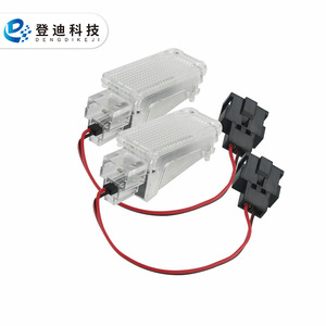 ไฟส่องประตูรถยนต์ Audi LED รุ่น 4B0947415 สีขาว โปร่งแสง วัสดุ PC อะลูมิเนียม ไฟส่องท้ายรถ - Product Image 2