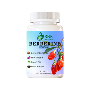 Lower MOQ Berberine HCl Capsules Herbal <b>Supplement</b> with Black Pepper Extract Low Carb Support Digestive Balance Capsule - Product Image 1