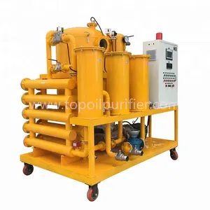 Nettoyeur d'huile de transformateur automatique pour la déshydratation équipement de nettoyage d'huile usagée filtration d'huile isolante