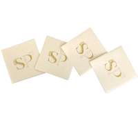 Serviettes de cocktail écologiques Offre Spéciale lin comme serviettes jetables en papier Airlaid