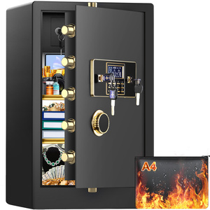 Weichiセキュリティデジタル電子セーフボックススチール家庭用指紋ロック付き家庭用 - Product Image 2