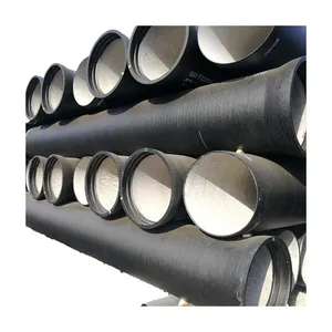 Black ductile cast iron pipa pembuangan fitting untuk pasokan air dan pengolahan air limbah