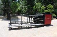 Máquina de sublimación por transferencia de calor de rodillo de aceite de gran formato, rodillo de calentamiento rollo a rollo para impresión de telas y prendas de vestir