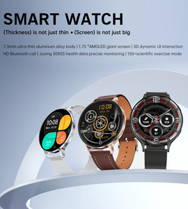 超薄型AMOLED 3DダイナミックUI H16スマートウォッチBTコール心拍数フィットネストラッカーメタルアンサーコール高級ファッションユニセックス - Product Image 2