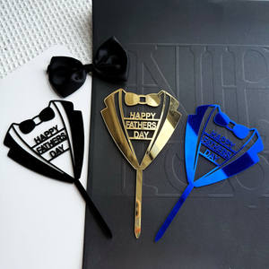 Ins Style Men's Birthday Acrylic Cake Toppers Dad Happy Birthday Cake Plugins, Venta caliente Suministros <span class=keywords><strong>para</strong></span> fiestas - Product Image 6