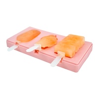Couvercle de moule à glace en silicone pour bricolage Forme de gelée en forme d'animal de dessin animé fait maison Plateau à glaçons écologique pour la nourriture Machine à glaçons pour enfants