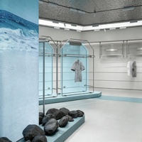 Étagère de présentation pour magasin de chaussures, mobilier de vitrine, présentoir personnalisé pour vêtements, sacs de marque de luxe, armoire de présentation pour magasin, décoration de magasin