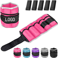 Vente en gros de poids de cheville et de néoprène de haute qualité personnalisés avec logo, poignet de musculation réglable pour la course et le levage