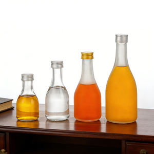 Bouteilles de <span class=keywords><strong>vin</strong></span> de fruits vides, bouteilles en verre transparent givré pour boissons, bouteille de <span class=keywords><strong>vin</strong></span> de fruits fait maison avec <span class=keywords><strong>bouchon</strong></span> à vis - Product Image 2