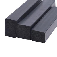 Bande d'étanchéité en mousse de caoutchouc EPDM rectangulaire, résistante à l'usure, à bonne élasticité, en rouleau