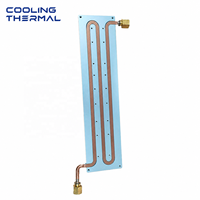 Plaque de refroidissement liquide sur mesure usinée CNC, de précision, pour refroidissement par eau