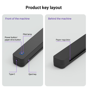 C80 taşınabilir All-in-One termal dövme belge yazıcı stüdyoları okulları ev ofisleri için kless A4 makinesi-stok mevcut - Product Image 2