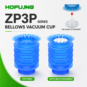 Ventosa de vacío para apertura de bolsas con brazo robótico ZP3P-20JT2SF 32JT5SF, boquilla de succión especial para embalaje blando, neumática de acordeón - Product Image 1