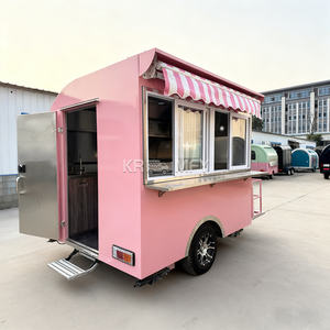 2025 Fully Contained Ice Cream BBQ Food Truck Concession Trailer <b>Mobile</b> Tacos Coffee Cart Restaurant - Product Image 1