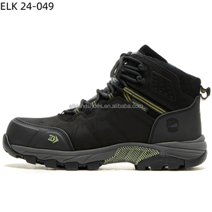Wholesale Lace-up Lightweight PU Anti-Smashing Anti-Slip Composite Toe Men's <b>Safety</b> <b>Boots</b> Crazy Horse Leather Custom Work Shoes - Product Image 2