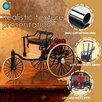 Yicheng Classic 1886, Juego de 6 Autos de Juguete de Aleación Vintage de 2022, Autos a Escala de Metal Fundido a Presión, Low Rider