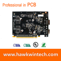 Fabricant de PCBA à guichet unique, services d'assemblage de cartes SMT SMD PCB, cartes électroniques de communication de haute qualité, ISO RoHS, 1 à 24 couches, 1 pièce