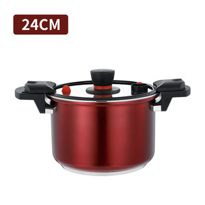 Autocuiseur avec poignée pliable Induction acier inoxydable 304 autocuiseur Pot cuisinière à gaz autocuiseur avec poignée - Product Image 6