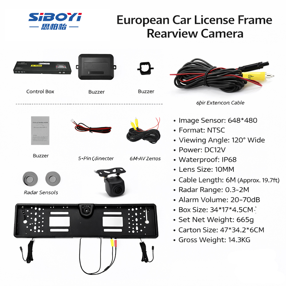 Caméra radar fisheye trois en un