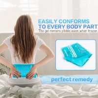 Bon Matériau Fabrication Professionnelle 4 Pack Gel Réutilisable Froid Chaud Pack pour la Douleur