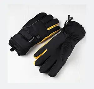 Heated Gloves Two Choices 3.7 V Battery Waterproof Touchscreen Heavy Duty Knuckle Winter Thermal Motorcycle Gloves