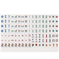 Jeu de tuiles de mahjong automatiques de luxe en acrylique, thème Paillettes, Mer, Plage, Océan, Corail, Sirène, pour jeu de casino et utilisation portable