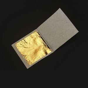 Gesundes und Luxuriöses Essbares Blattgold 24 Karat Goldblätter zur Kuchendekoration 2,5 x 2,5 cm - Product Image 3