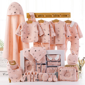Set de 22 Piezas de <span class=keywords><strong>Ropa</strong></span> para Bebé Recién Nacido, Traje de Bebé de 0 a 12 Meses, Otoño <span class=keywords><strong>Invierno</strong></span>, 100% Algodón Transpirable, Jersey de Manga Larga - Product Image 1