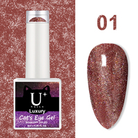 YOUGEL échantillon gratuit Offre Spéciale OEM ODM Disco Crystal Cat Eye UV Gel Polish Soak Off Magnetic Gel Nail Polish Cat Eye